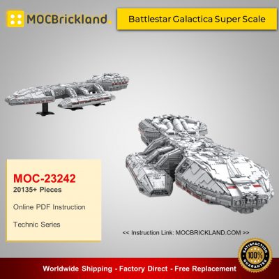 Technic MOC-23242 Battlestar Galactica Super Scale By OnTheEdge MOCBRICKLAND