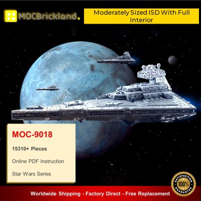 Star Wars MOC-9018 Moderately Sized ISD With Full Interior By raskolnikov MOCBRICKLAND