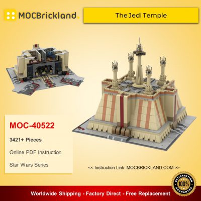 Star Wars MOC-40522 The Jedi Temple by ZeRadman MOCBRICKLAND