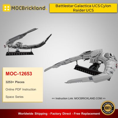 Space MOC-12653 Battlestar Galactica UCS Cylon Raider UCS By DavDupMOCs MOCBRICKLAND