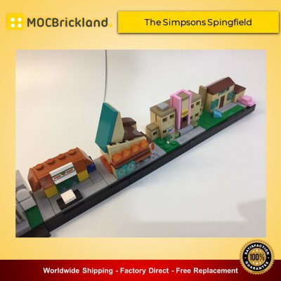 Architecture MOC-18013 The Simpsons Spingfield Skyline Architecture By MOMAtteo79 MOCBRICKLAND