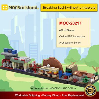 Architecture MOC-20217 Breaking Bad Skyline Architecture By MOMAtteo79 MOCBRICKLAND