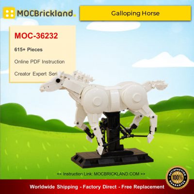 Creator Expert MOC-36232 Galloping Horse By JKBrickworks MOCBRICKLAND