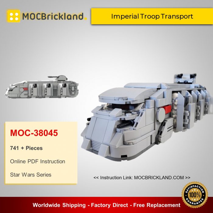 Star wars moc-38045 imperial troop transport by papaglop mocbrickland