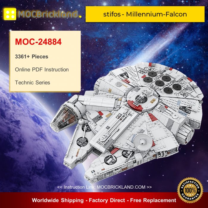 Star wars moc-24884 stifos - millennium-falcon by stifos mocbrickland