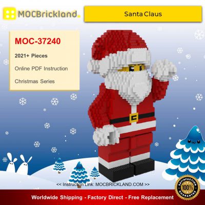 Christmas MOC-37240 Santa Claus By DJ Brick MOCBRICKLAND