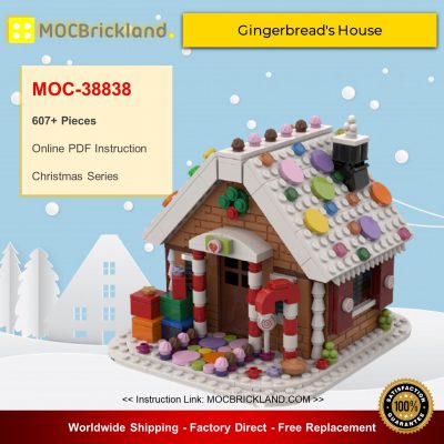 Christmas MOC-38838 Gingerbread's House By FabrizioP MOCBRICKLAND
