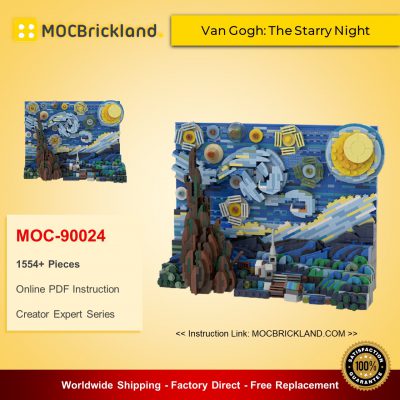 Creator Expert MOC-90024 Van Gogh: The Starry Night MOCBRICKLAND