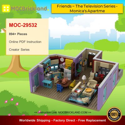 Creator MOC-29532 Friends ~ The Television Series - Monica's Apartme By MOMAtteo79 MOCBRICKLAND
