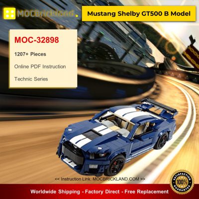 Technic MOC-32898 10265 Mustang Shelby GT500 B Model By NKubate