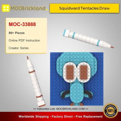 Creator MOC-33888 Squidward Tentacles Draw By gabizon MOCBRICKLAND