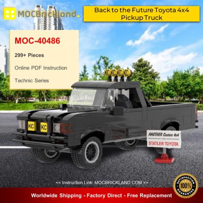 Technic MOC-40486 Back to the Future Toyota 4x4 Pickup Truck By mkibs MOCBRICKLAND