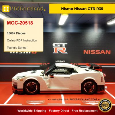 Technic MOC-20518 Nismo Nissan GTR R35 By Firas Le..g0cars MOCBRICKLAND