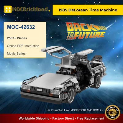 Movie MOC 42632 Back to the Future 1985 DeLorean Time Machine By Luissaladrigas MOCBRICKLAND