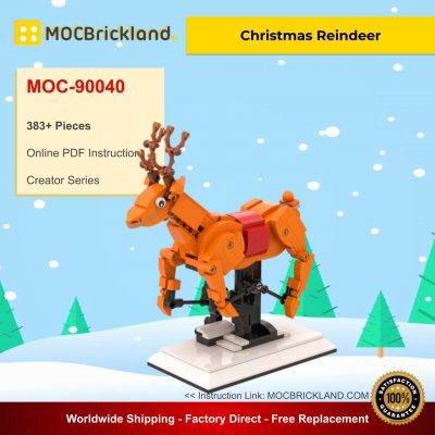 Creator MOC 90040 Christmas Reindeer MOCBRICKLAND