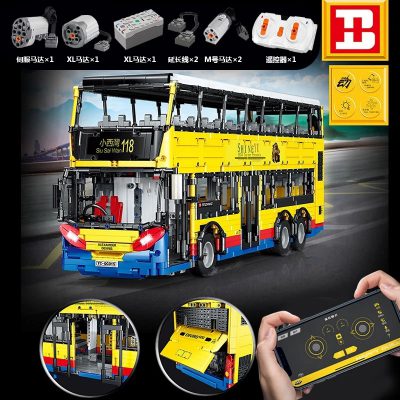 Technic BUILO YC-QC015 TransBus Enviro 500 Mark I City Double Decker Bus