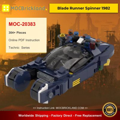Technic MOC-20383 Blade Runner Spinner 1982 By MOMAtteo79 MOCBRICKLAND