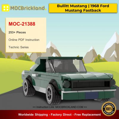 Technic MOC-21388 Bullitt Mustang | 1968 Ford Mustang Fastback By mkibs MOCBRICKLAND