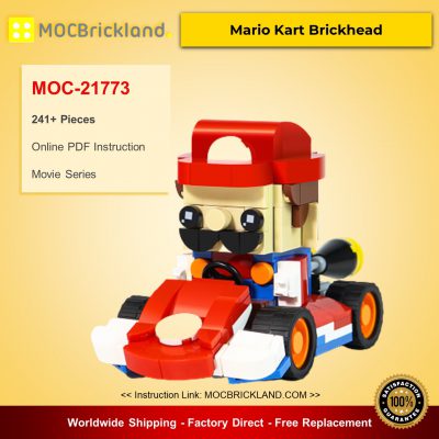 Movie MOC-21773 Mario Kart Brickhead by VNMBricks MOCBRICKLAND