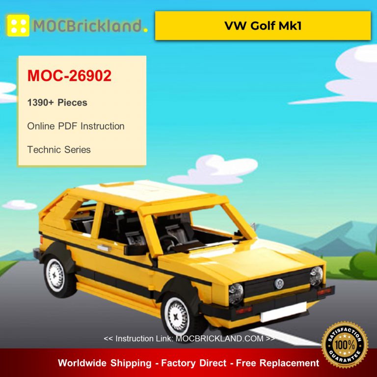Technic MOC26902 VW Golf Mk1 by buildme MOCBRICKLAND