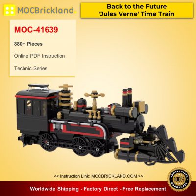 Technic MOC-41639 Back to the Future 'Jules Verne' Time Train By mkibs MOCBRICKLAND