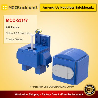 Creator MOC-53147 Among Us Headless Brickheadz By dia_slime MOCBRICKLAND