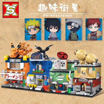 Movie SX 9010 Retail Store 4 In1 Japan Anime Naruto
